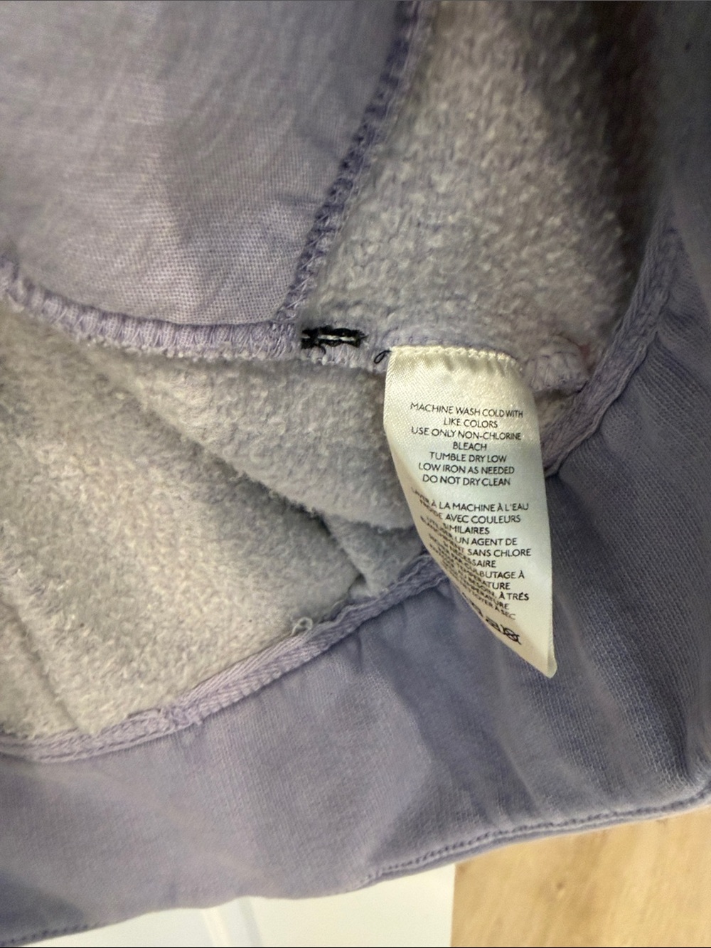 Free People Poppi Cardi Lavender Hooded Teddy Jacket - Picture 9 of 11